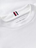 Alb T-Shirt Cu Maneca Lunga Si Logo  Baieti