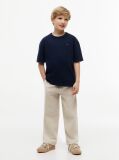 Blue T-Shirt Cu Logo Graphic  Baieti