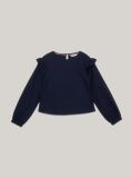 Blue Bluza Essential Polka Dot Cu Broderie Anglaise  Fete