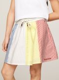 Multi Seersucker Stripe A-Line Skirt  Girls