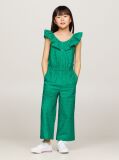 Green TH Monogram Broderie Anglaise Jumpsuit  Girls