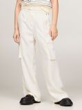 Beige Essential Satin Cargo Trousers  Girls