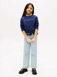 Blue Hanorac cu logo esențial  Copii unisex