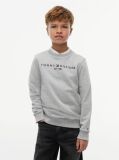 Grey Hanorac cu logo esențial  Kids Unisex