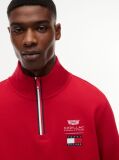 Rosu TH x Cadillac Formula 1® Team Bluza De Trening Cu Imprimeu Pe Spate Si Fermoar  Unisex