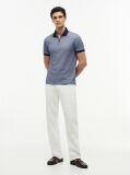 Multi Performance Polo Oxford Cu Croiala Regular Si Fermoar Quarter-Zip  Barbati