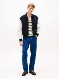 Blue Jeans Drepti Cu Aspect Uzat  Barbati