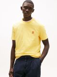 Galben Tricou Cu Broderie Th Monogram Contrastanta  Barbati