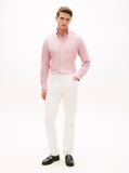 Multi Performance Regular Fit Pique Stripe Oxford Shirt  Men