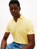 Galben Tricou Polo Din Tricot Interlock Cu Croiala Regular  Barbati