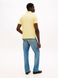Galben Tricou Polo Din Tricot Interlock Cu Croiala Regular  Barbati