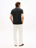 Negru Tricou Polo Pique Cu Croiala Regular  Barbati