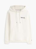 Beige Back Graphic Twill Terry Hoody  Men