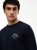 Blue Logo Long Sleeve T-Shirt  Men