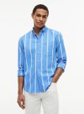 Multi Regular Fit Button-Down Stripe Poplin Shirt  Men