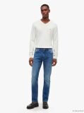 Blue Blugi Bleecker Cu Croiala Slim Cu Efect Uzat  Barbati