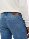 Blue Blugi Bleecker Cu Croiala Slim Cu Efect Uzat  Barbati