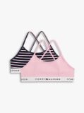 Multi 2-Pack Crossover Strap Print Bralettes  Girls