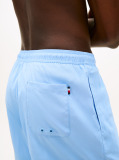 Blue Essential Sorturi De Plaja De Lungime Medie Jacquard Cu Steag  Barbati
