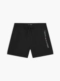 Negru Pantaloni Scurti De Plaja Cu Lungime Medie Cu Logo Original  Barbati