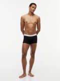 Black 3-Pack Signature Repeat Logo Waistband Trunks  Men