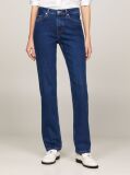 Denim Jeans Drept Cu Talie Medie  Femei