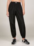 Negru Joggers Relaxed Fit Cu Monograma TH Sport   Femei
