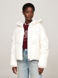 White Glossy Water Repellent Down Jacket  Women