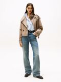Blue Blugi Bootcut Relaxati Talie Inalta  Femei