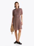 Multi Rochie Plisata Fit And Flare Cu Imprimeu  Femei