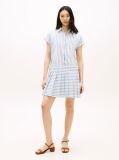 Multi Rochie Mini Gen Camasa Relaxata Cu Nasturi Aurii  Femei