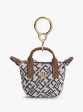 Multi TH Monogram Plaque Jacquard Bag Charm  Women