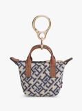Multi TH Monogram Plaque Jacquard Bag Charm  Women