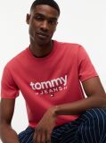 Red Logo Graphic Slim T-Shirt  Men