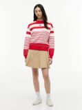 Multi Tommy Badge Stripe Relaxed Sweatshirt  Women