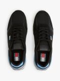 Black Tech Mixed Texture Cleat Trainers  Men