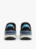 Black Tech Mixed Texture Cleat Trainers  Men