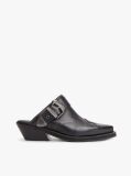 Negru Archive Cowboy Mules Din Piele  Femei