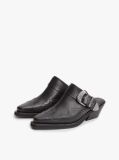 Negru Archive Cowboy Mules Din Piele  Femei