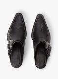 Negru Archive Cowboy Mules Din Piele  Femei
