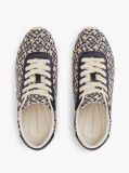 Blue TH Monogram Textile Trainers  Women