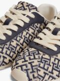 Blue TH Monogram Textile Trainers  Women