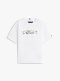 Alb Tricou Cu Imprimeu 3D Cu Steag  Baieti