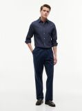 Blue TH Flex Regular Fit Dobby Shirt  Men