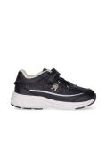 Negru Adidasi Cu Logo Si Inchidere Hook And Loop  Fete