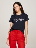 Blue Heritage Crew Neck Logo T-Shirt  Women