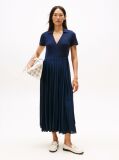 Blue 1985 Midi Wrap Polo Dress  Women