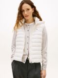 Beige Water Repellent Padded Packable Slim Gilet  Women