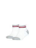 White Kids' 2-Pack Ankle Socks  Kids Unisex