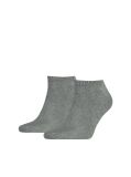 Grey 2-Pack Men Plain Trainer Socks  Men